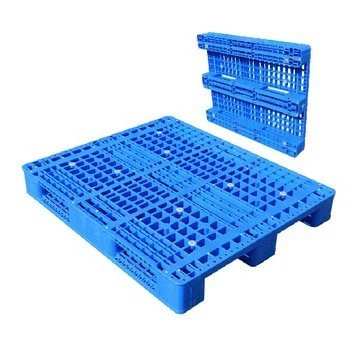 Industrial Heavy Duty Solid Grid Plastic Pallet (4)